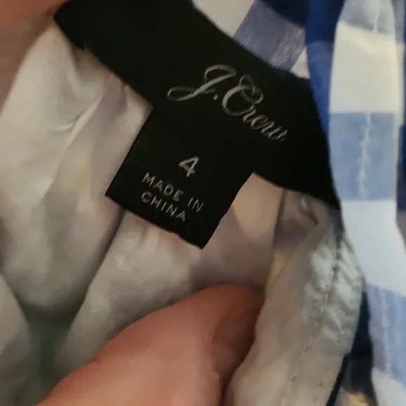 J. Crew Gingham Cotton Jumpsuit | 4 - Picture 5 of 7